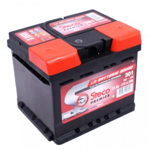 Retour Gratuit Batterie 12V 55Ah 510A 207x175x175 Gamme Rouge STECO PREMIER STECOPOWER – 201 6