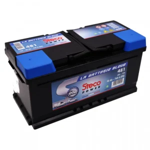 Distributeur Officiel Batterie 12V 90Ah 760A 353x175x175 Gamme Bleue STECOPOWER – 481 6