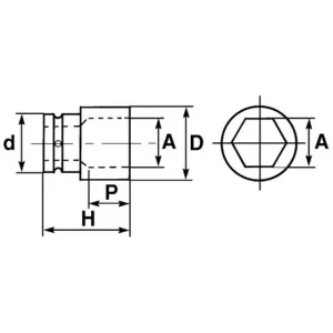 DOUILLE CHOCS 1/2 24 MM SAM OUTILLAGE – NS24 vente en ligne pas cher 6