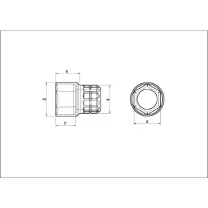 DOUILLE TRAVERSANTE 1/4 6P SD 11 MM SAM OUTILLAGE – RHS11 marques de renommée 6