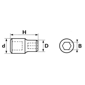 DOUILLE 1/4 PORTE-EMBOUT 6,35 MM SAM OUTILLAGE – SD3 Nouvelle Collection 6