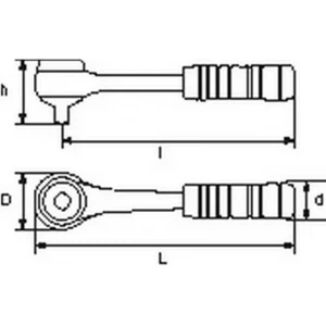 jusqu'à CLIQUET 3/4′ TELESCOPIQUE ARTICULE 24 DENTS SAM OUTILLAGE – C152 9