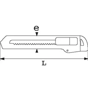 CUTTER CORPS PLASTIQUE SAM OUTILLAGE – 37822A De Qualité 6