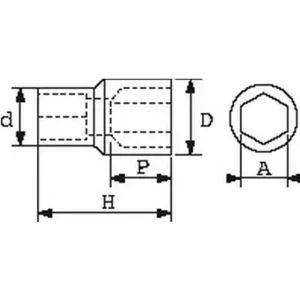 DOUILLE 1/2 6 PANS 9 MM SAM OUTILLAGE – SAH9 Paiement sécurisé 6