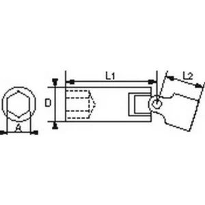 DOUILLE 3/8 POUR BOUGIE DE 16 MM A CARDAN SAM OUTILLAGE – BDC16JC garantis authentique 6