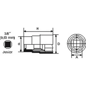 DOUILLE ISOLEE 3/8 6 PANS 10 MM SAM OUTILLAGE – ZJH10 achetez pas cher 6